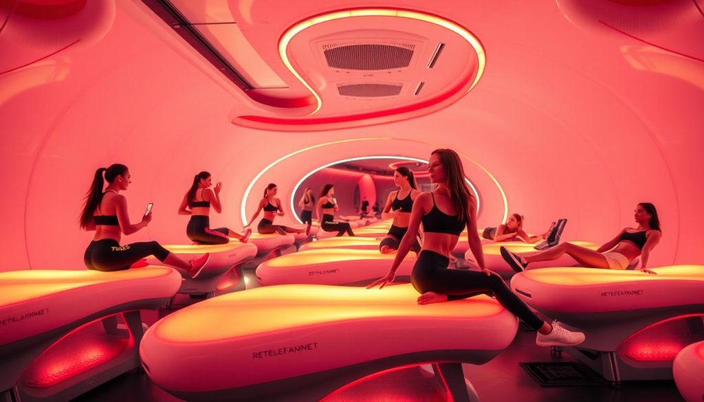 red light therapy bed planet fitness