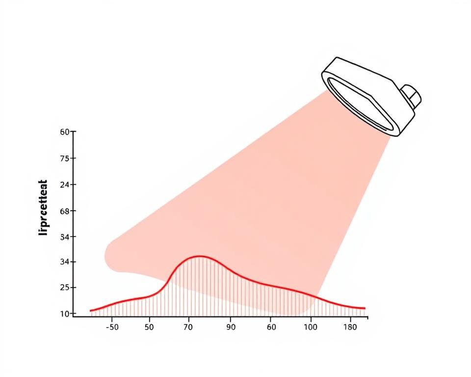 Line drawing illustrating research findings on red light therapy for vulvodynia