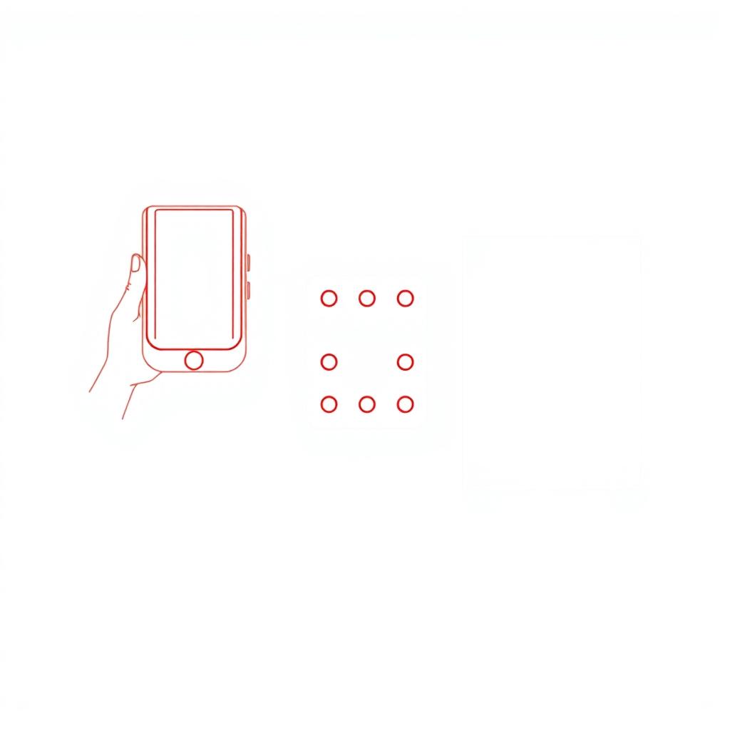 Line drawing of different red light therapy device types for herpes treatment including handheld and panel options