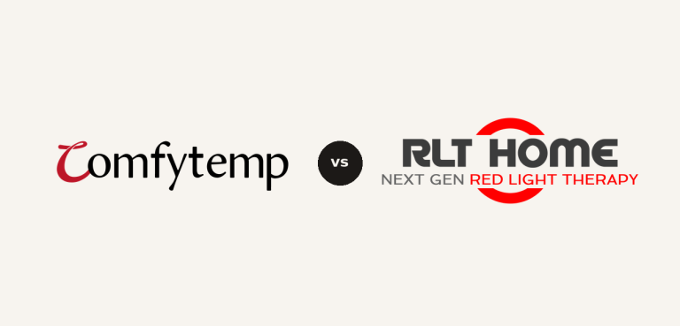 Comfytemp vs RLT Home logo comparison lockup 2026