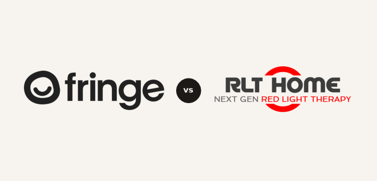 Fringe vs RLT Home logo comparison lockup 2026