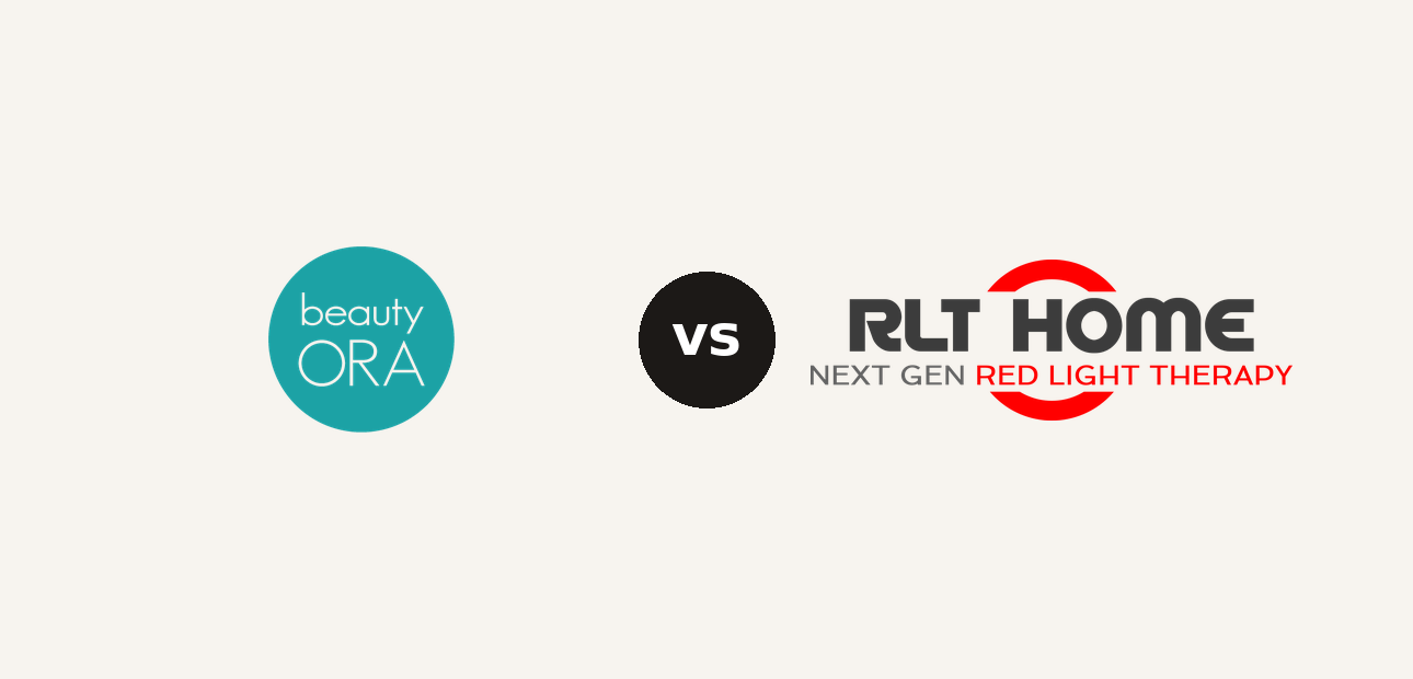 Beauty ORA vs RLT Home logo comparison lockup 2026