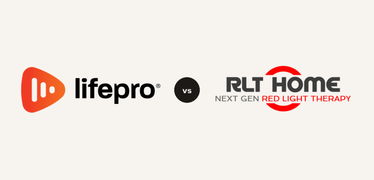 LifePro vs RLT Home logo comparison lockup 2026