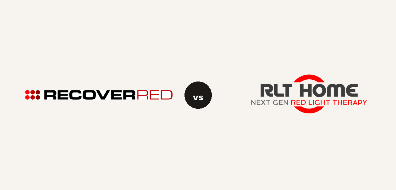 Recover Red vs RLT Home logo comparison lockup 2026